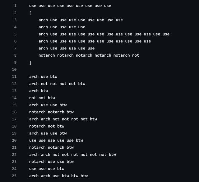 Image of IUseArchBtw.